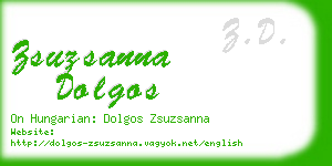 zsuzsanna dolgos business card